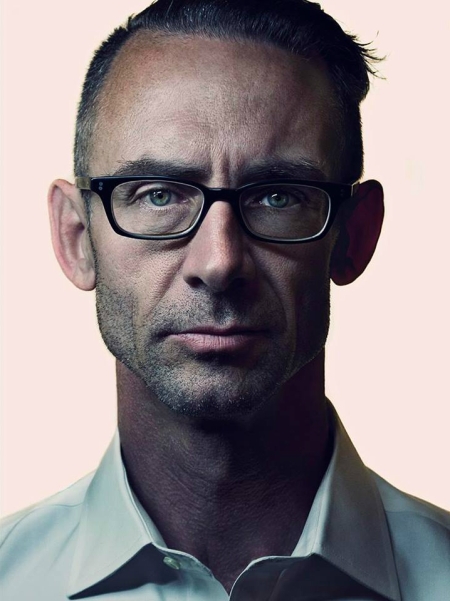 Chuck Palahniuk (2014).  Allan's recent portrait of acclaimed writer Chuck Palahniuk, the author of the novels "Fight Club" and "Choke".